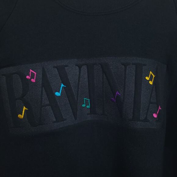 Ravinia Music Festival Black Sweatshirt Womens Large - Picture 5 of 10